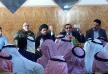 وفد مؤسسة السجناء السياسيين يزور مقر لواء (44) الحشد الشعبي