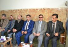 الدكتور السلطاني يحضر مجلس عزاء السجين السياسي الراحل عريان السيد خلف