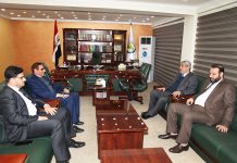 الدكتور السلطاني يستقبل رئيس لجنة الشهداء والضحايا والسجناء السياسيين