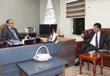 مدير قسم العلاقات والاعلام يزور الهيئة الوطنية العليا للمساءلة والعدالة
