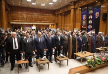 وفد مؤسسة السجناء السياسيين يشارك في الحفل التأبيني الذي أقامته مؤسسة الشهداء لاستذكار استشهاد المرجع الديني السيد محمد الصدر (رض)