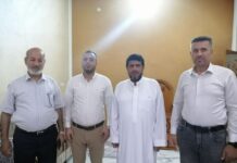 وفد مديرية سجناء ذي قار يزور عددا من الحجاج الوافدين من الديار المقدسة