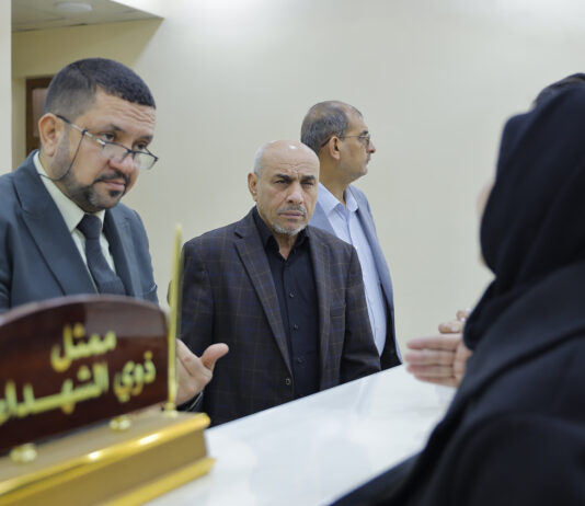 معاون مدير عام الدائرة القانونية يؤكد على انجاز كافة طلبات المواطنين في الاستعلامات