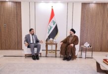 الدكتور السهلاني يلتقي رئيس تيار الحكمة سماحة السيد عمار الحكيم لبحث دعم شريحة السجناء واستحصال حقوقهم