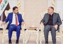 السهلاني يلتقي محافظ الديوانية لبحث ملف تخصيص أراضٍ سكنية للمشمولين بقانون المؤسسة