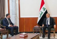 رئيس المؤسسة يلتقي رئيس مجلس النواب الدكتور محمود المشهداني
