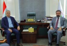 رئيس المؤسسة يستقبل رئيس لجنة حقوق الإنسان النيابية السيد أرشد الصالحي