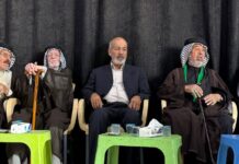 مدير مديرية سجناء ذي قار يشارك في مجلس عزاء والدة المعتقل السياسي علي الحسيني