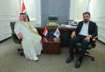 رئيس المؤسسة يستقبل شيخ عام عشيرة البو صالح