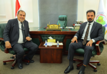 الدكتور السهلاني يستقبل وزير الدولة لشؤون المصالحة الوطنية السابق الدكتور عامر الخزاعي