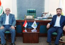رئيس المؤسسة يستقبل النائب حسن شاكر الكعبي