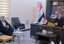 مدير عام دائرة العلاقات والإعلام يستقبل معتمد المرجعية في ديالى ويؤكد أهمية التعاون المؤسسي