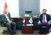 رئيس المؤسسة يستقبل النائب الأسبق عبد الجبار رهيف