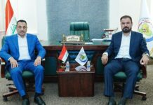 الدكتور السهلاني يستقبل نائب محافظ المثنى