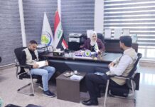 مديرية سجناء كركوك تستقبل وفداً من المفوضية العليا لحقوق الإنسان لبحث تعزيز التعاون المشترك