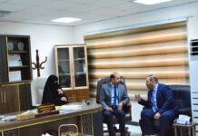 مديرية سجناء واسط توفد وفداً لتهنئة رئيس لجنة الطاقة في مجلس المحافظة