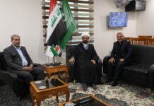 وفد دائرة العلاقات والإعلام يزور المركز العراقي لتوثيق جرائم التطرف لبحث آفاق التعاون المشترك