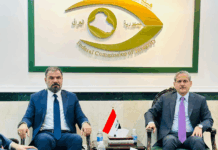 الدكتور السهلاني يزور هيئة النزاهة الاتحادية لبحث التعاون المشترك