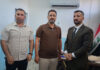 مدير مديرية سجناء الديوانية يزور ملاحظية التسجيل العقاري لمتابعة ملف الأراضي