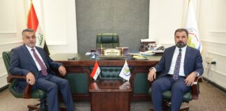 الدكتور السهلاني يستقبل رئيس كتلة النهج الوطني النيابية