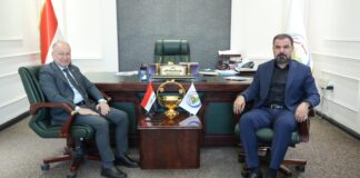 رئيس مؤسسة السجناء السياسيين يستقبل النائب حسين صاحب